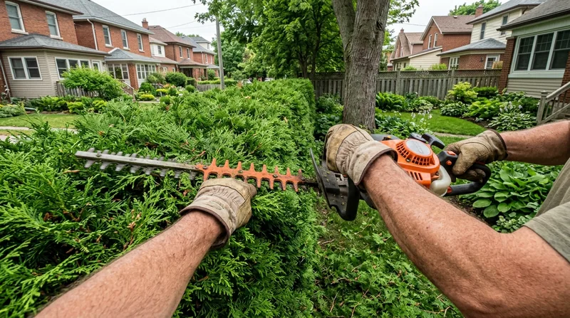 Cedar Hedge Trimming in St. Catharines