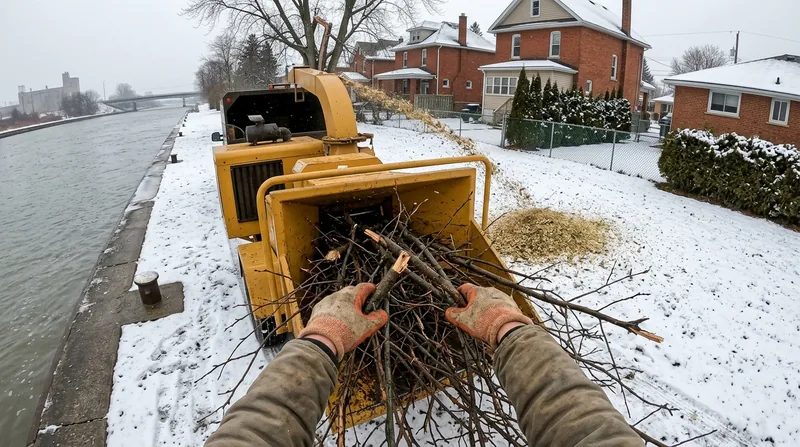 Wood Chipping in St. Catharines